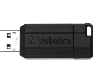 Verbatim 32GB Pinstripe USB Blk