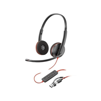 HP Poly BW 3220 Stereo USB-C HS +USB-C/A