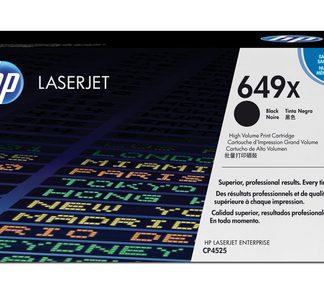 HP 649X HC Black Toner Cartridge.