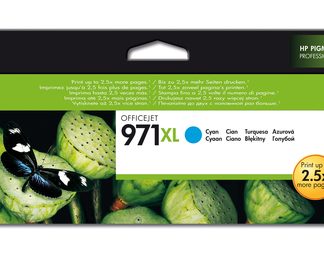 HP 971XL Cyan OfficeJet Ink Cartridge