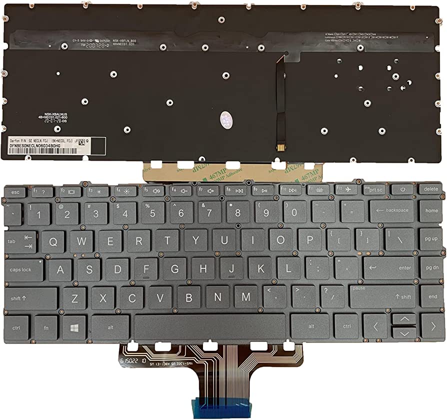 HP Keyboard L96526-001