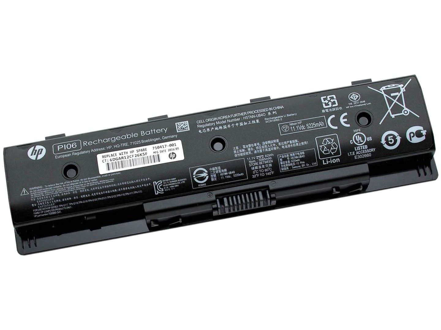HP OEM Battery PI06-62WH