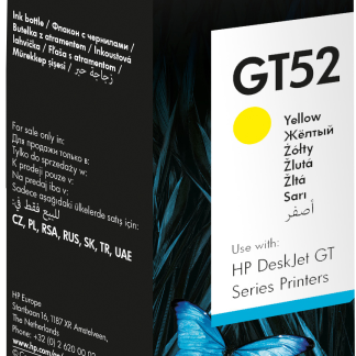 HP GT52 Yellow Original Ink Bottle