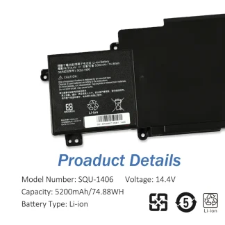 Mechrevo OEM Battery SQU-1406