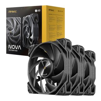 Antec NOVA 120 PWM Fan with Speed Controller - Black