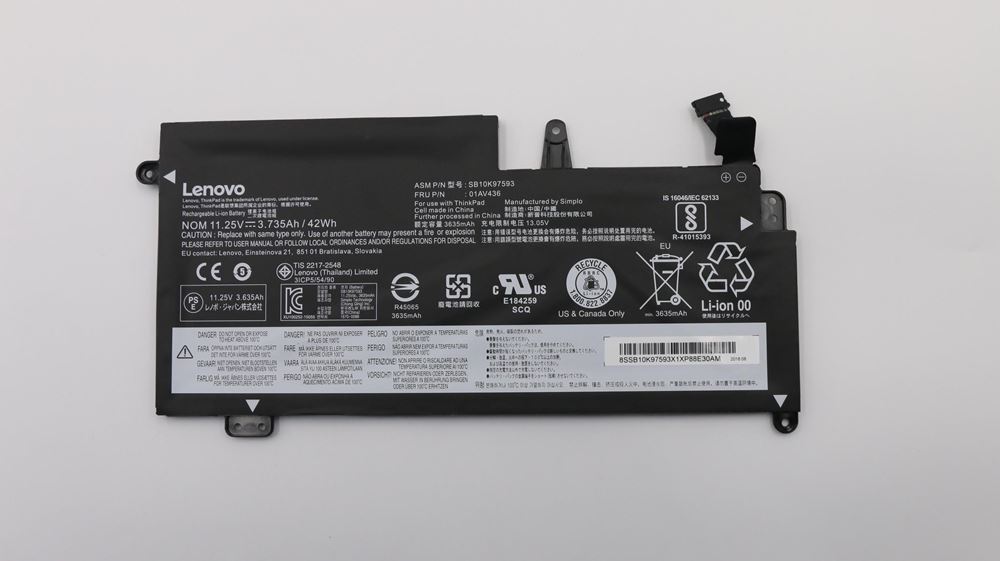 Lenovo OEM Battery 01AV436